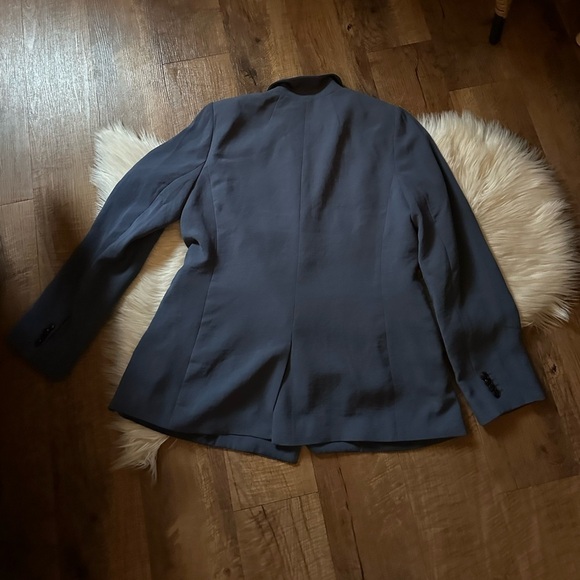 MADEWELL The Rosedale Blazer In Crepe Nighttime - Picture 10 of 10